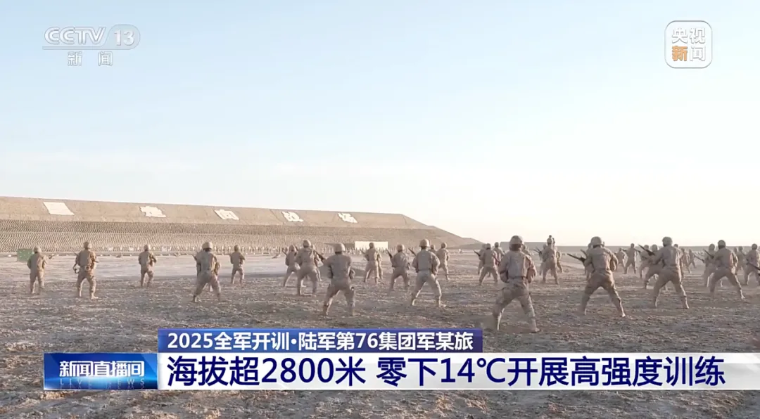 全 军 开 训 ！