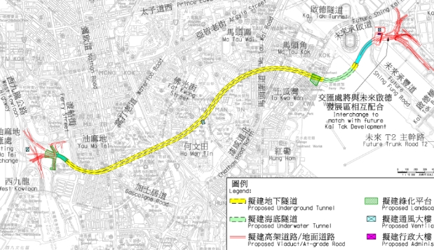 香港中九龍幹線年底完工 繁忙時間可省25分鐘車程