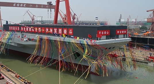 福建艦航母下水三周年 專家預測年內服役