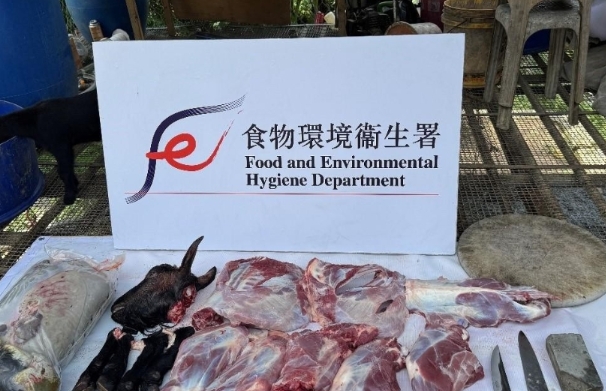 香港食環署搗破北區非法屠宰活動拘1人
