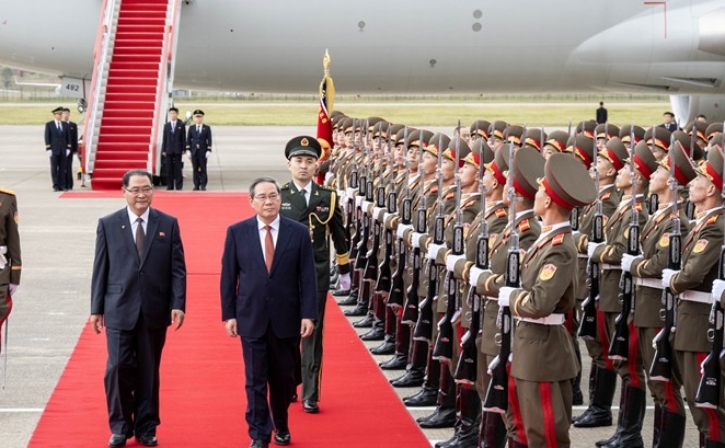 中國國務院總理李強對朝鮮進行正式友好訪問