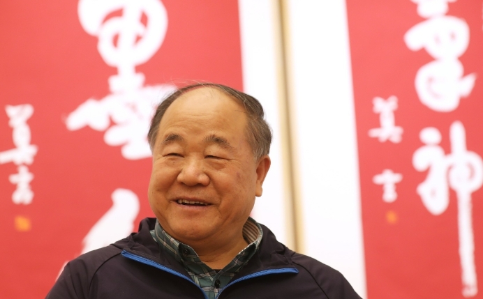 中國作家莫言出聯徵對 “00後”青年妙對奪魁