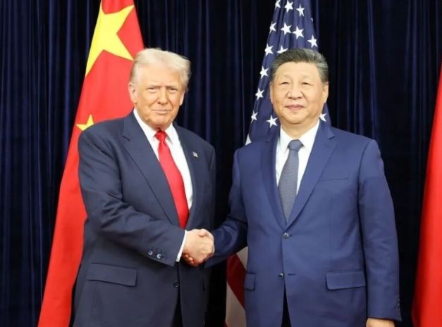 習近平同美國總統特朗普在釜山舉行會晤