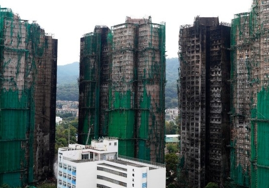 香港持續調查大埔宏福苑火災：懷疑棚網魚目混珠