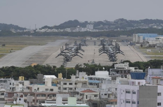 日美在日本海上空舉行聯合訓練