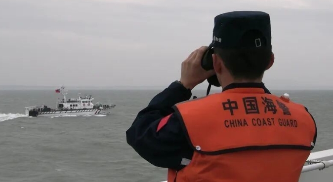福建海警位金門附近海域開展常態執法巡查