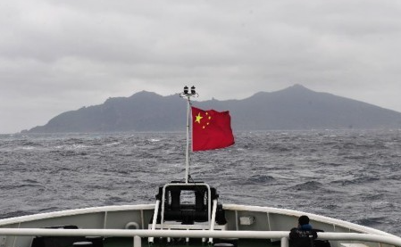 日漁船非法進入中國釣魚島領海 中方警告驅離